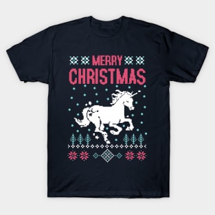 Merry Christmas Unicorn T-Shirt